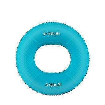 Portable Silicone Ring Hand Exerciser Dual Strength Finger Trainer for Improved Circulation and Grip Strength Blue UX