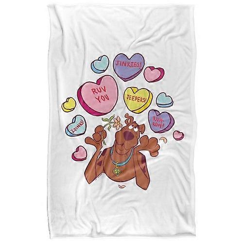 Scooby Doo Candy Soft Touch Valentine's Day Blanket