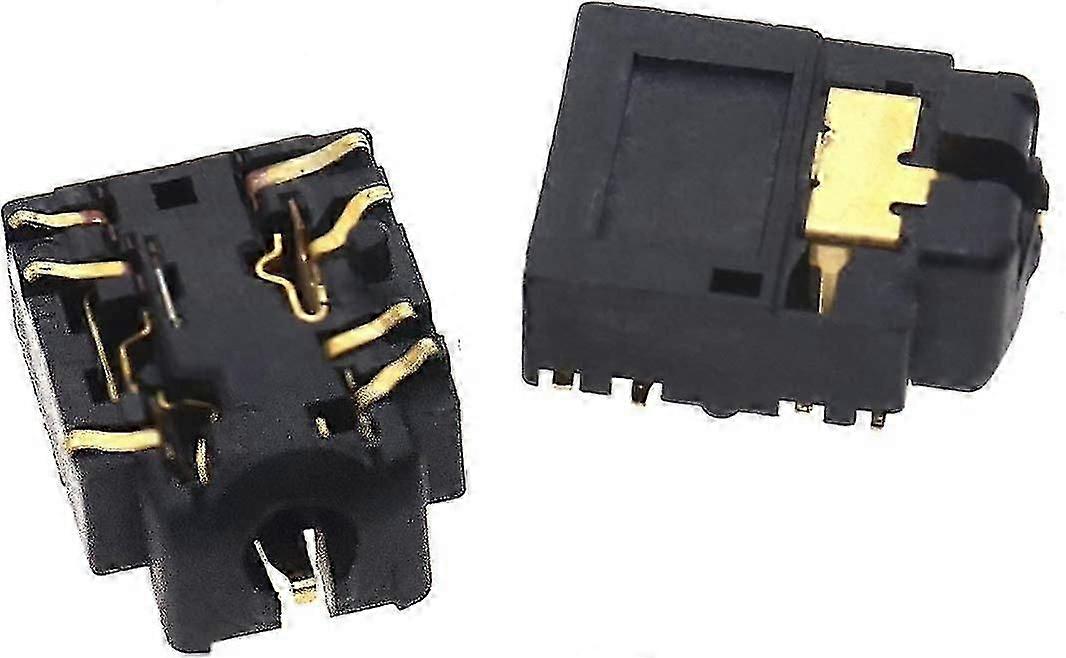 Headphone Plug Socket Replacement For Wireless Controller Repair (black) (2pcs)