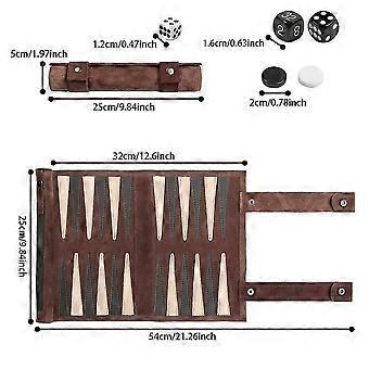 Backgammon Board Game Portable Backgammon Sets for Adults Travel Games Adult Roll Design Children'S Puzzle Game Board