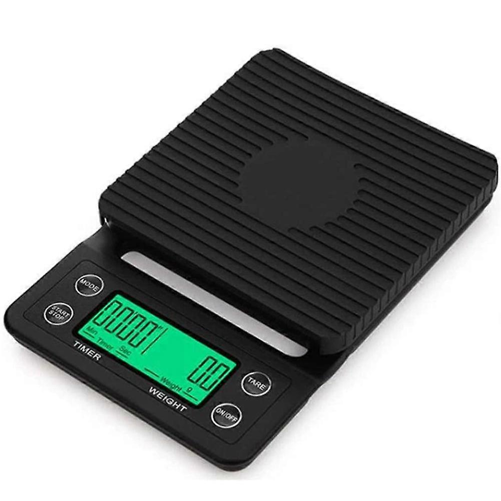 Digital Kitchen Scale - Timer Tool Supports Accurate Cooking and Coffee Brewing