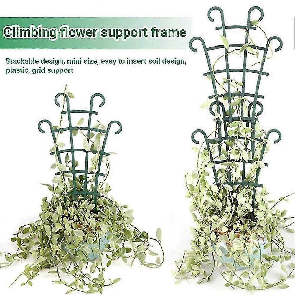Climbing vine support frame Support Stakes, Stackable Trellis gardening A9Y7