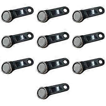 10pcs Wall-mounted Black DS1990A-F5 TM Card iButton Tag for Europe Market