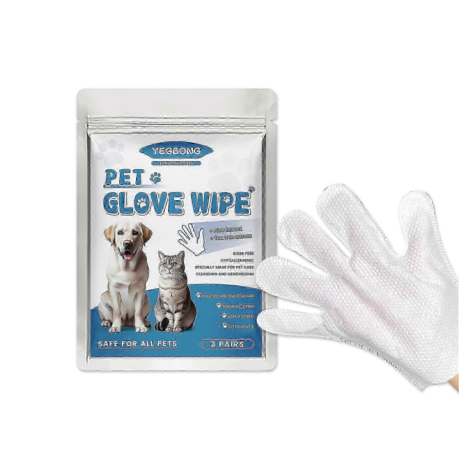 Quick-Clean Pet Gloves Mild Deodorising