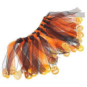 Cat Halloween Collar Adorable Cat Collar for Pet Use 2Pcs Polyester Material