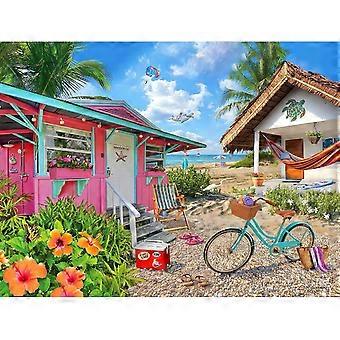 Puzzle-Motiv: Sommerhaus, Strandhütten TRW136