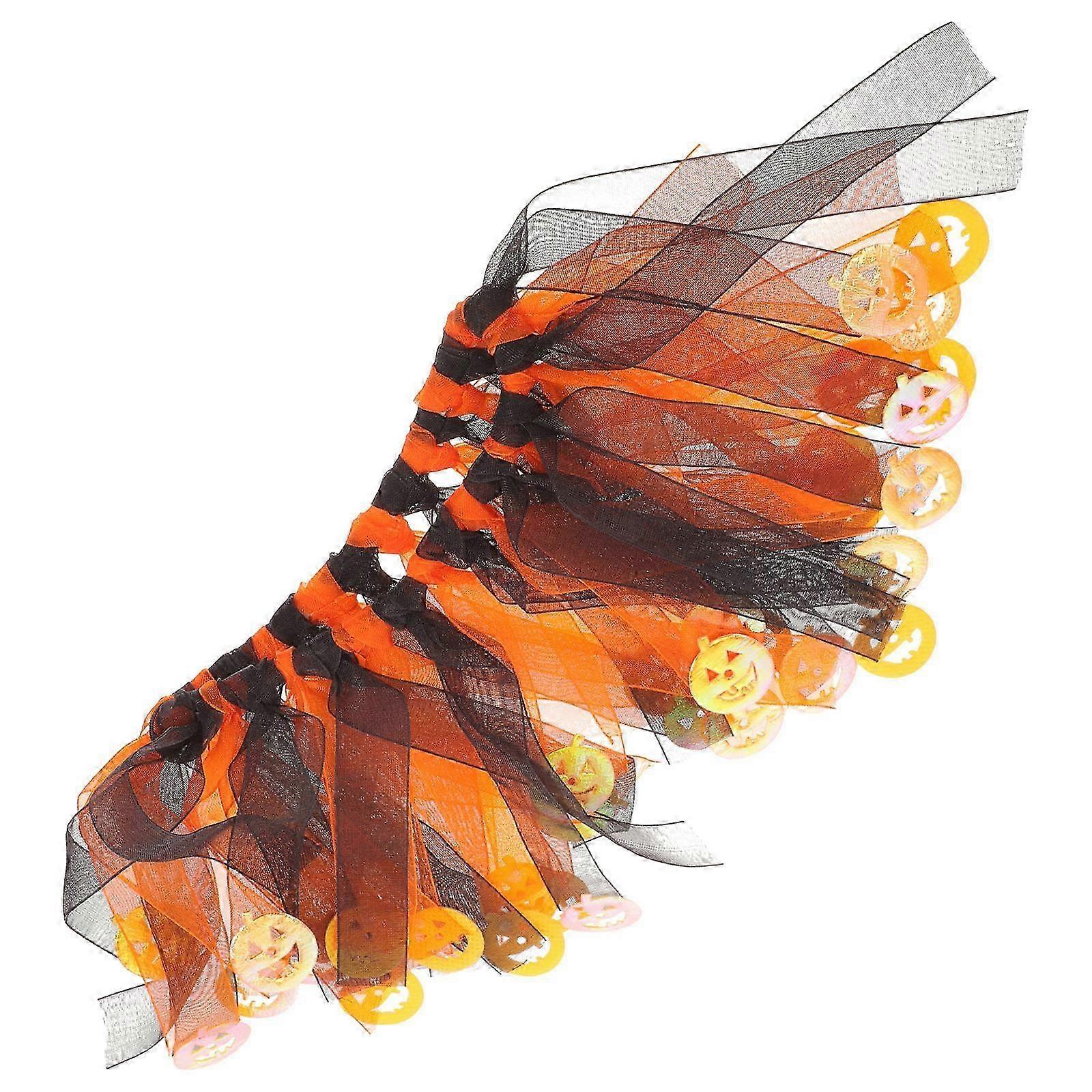 Halloween Cat Collars 5Pcs Polyester Decorative Assorted for Kittens