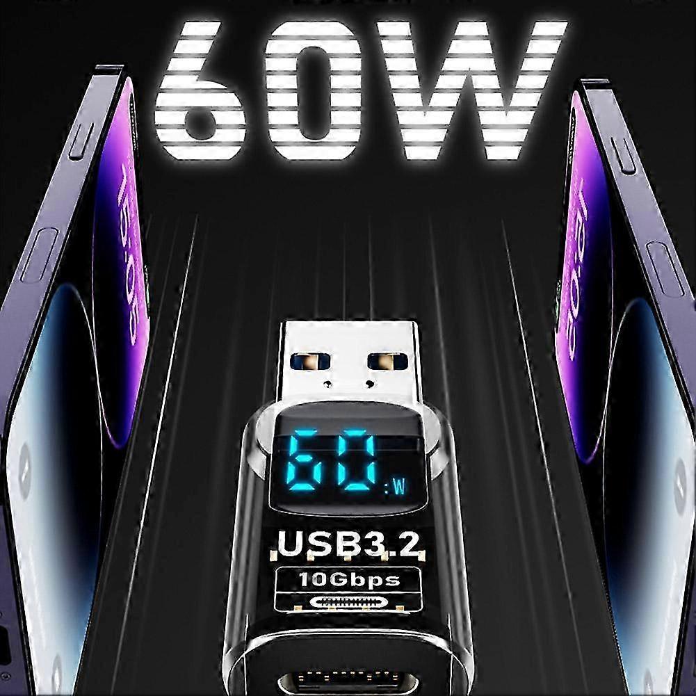 Digital Display USB-C To USB Adapter