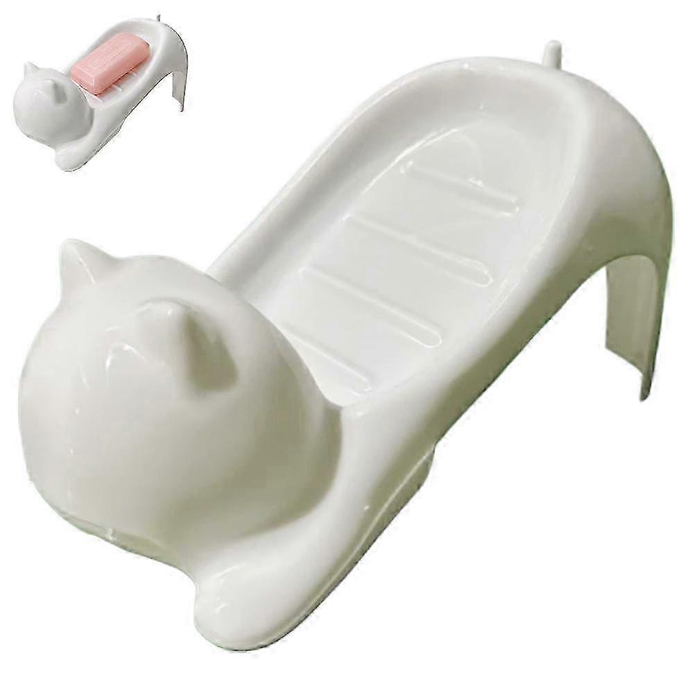 Cat-Shaped Drainable Soap Holder