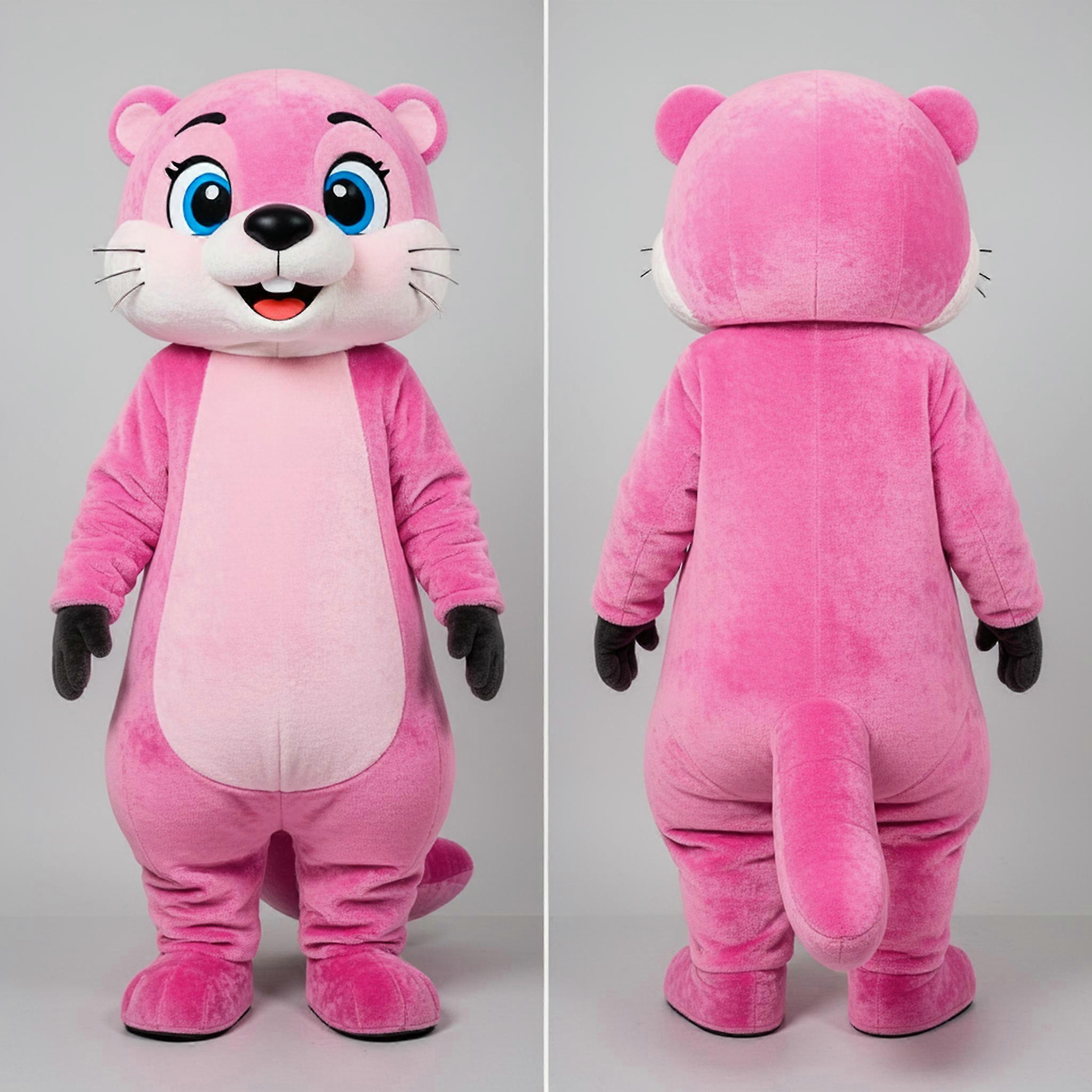 MASTICOT Pink Cuddly Otter Mascot