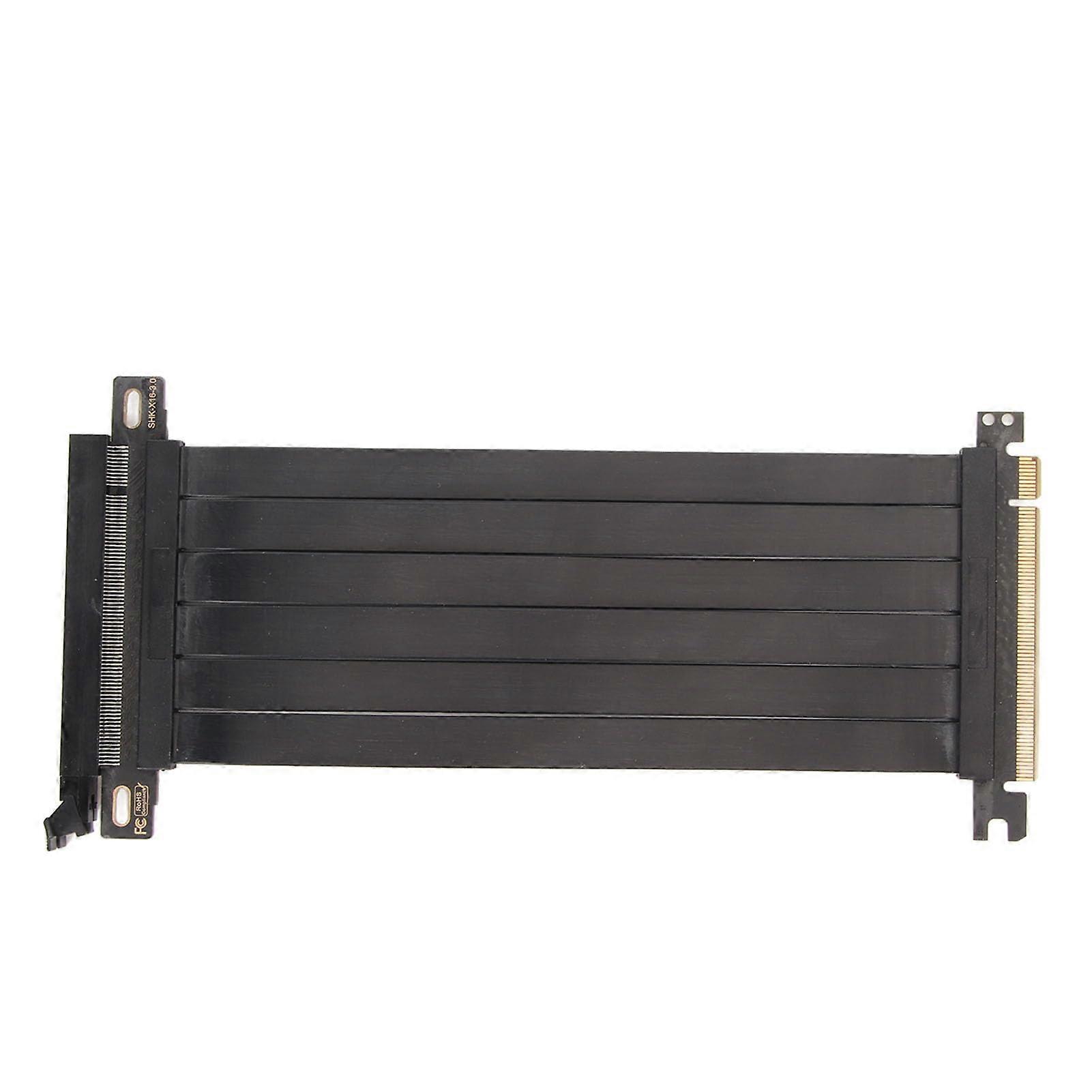 PCIE 3.0 X16 Riser Cable 40cm EMI Shielded  Speed Vertical GPU Mount Extender for Gaming