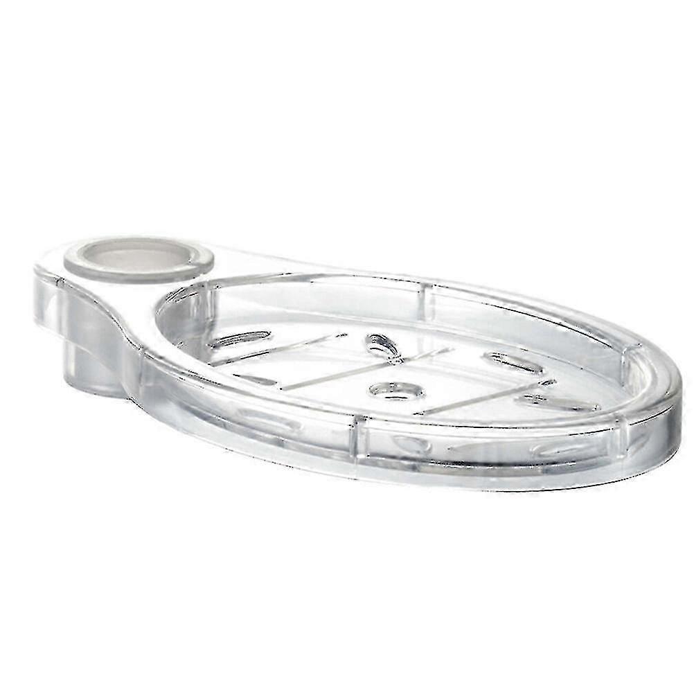 Adjustable Clear Soap Dish Shower Tray