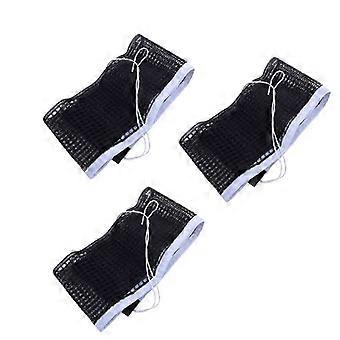 1/3/5PCS Portable Table Tennis Net Ping Pong Replacement Net Without Ball Indoor Outdoor Sports Exercise Accessories - Black-3pcs