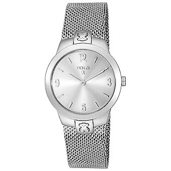 R.tous tmesh ss 31 esf.pl. mat reloj para Mujer Analógico de Cuarzo con brazalete de Acero inoxidable 400350985
