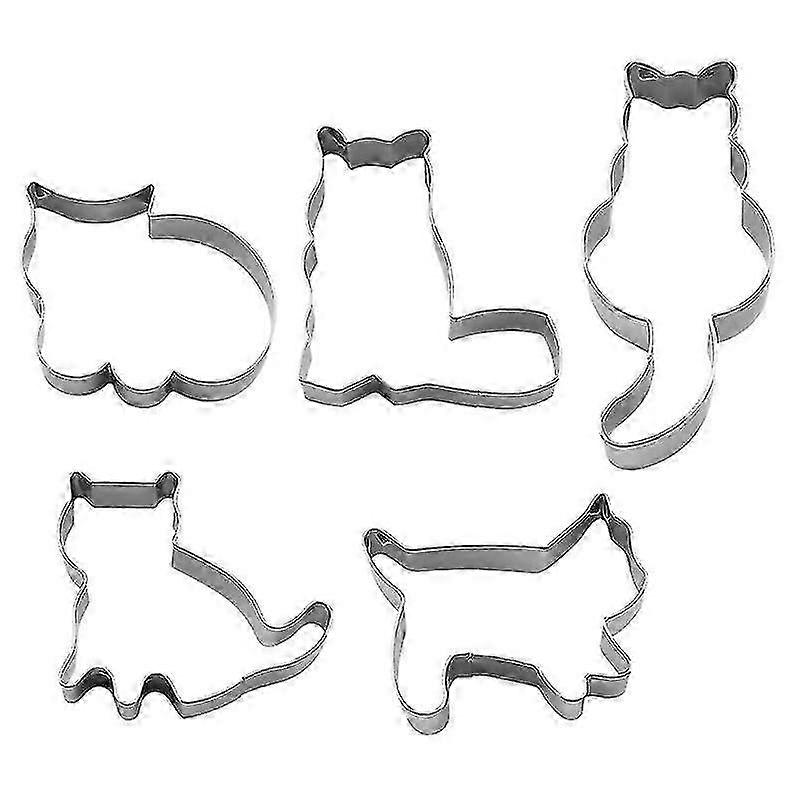 Stainless Steel Kitten Baking Cutters