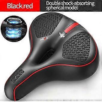 Xunting MTB Breathable Bike Saddle Cushion Leather Surface Seat Mountain Bicycle Shock Absorbing Hollow Accessories