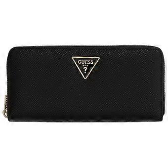 GUESS Laurel II Large Zip Around Purse - Black