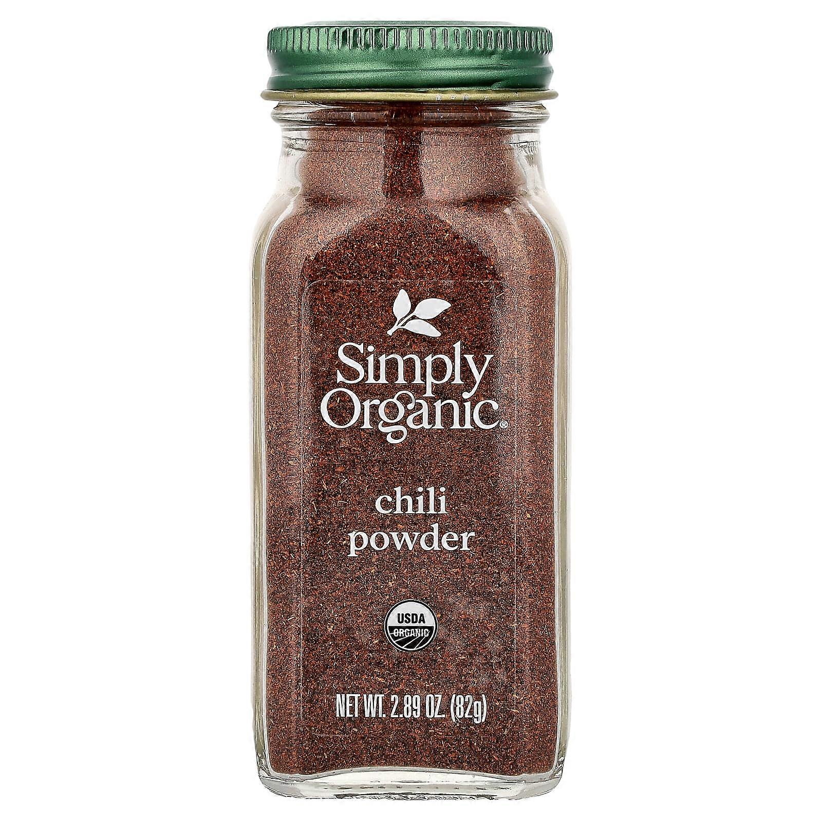 Simply Organic, chilli prášek, 82 g