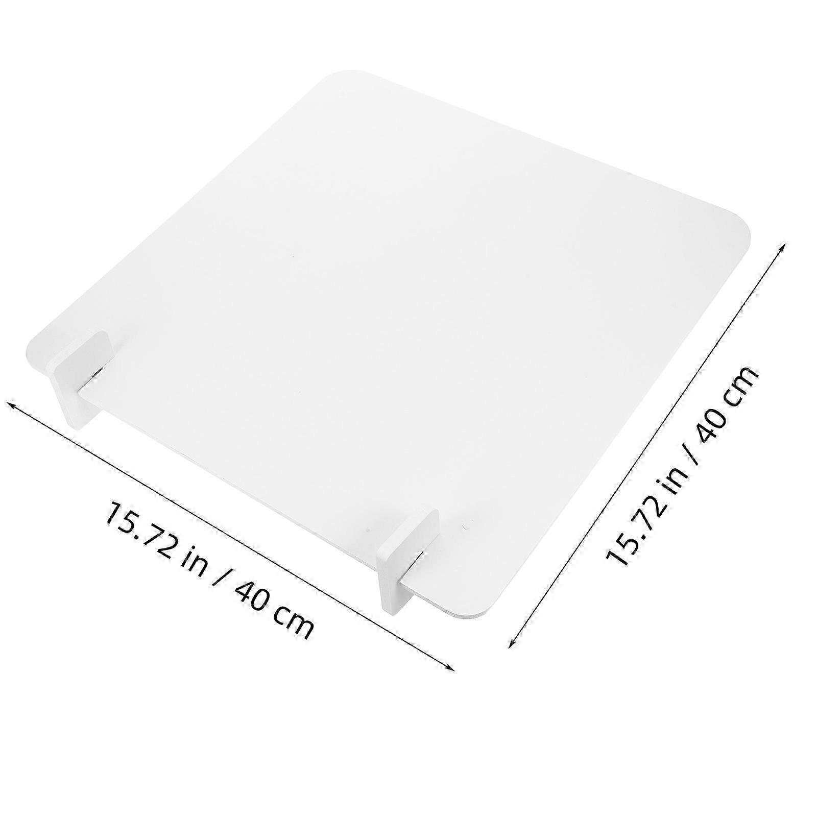 Spray Proof Guard Partition Board White compatible with Dining Room Use