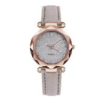 Neue Damenuhr, "Sternenhimmel", silberfarben, mit rosa Glitzer, gefrostetes Armband, Quarzwerk. Ein Stück. Herstellergarantie.