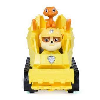 PAW Patrol Dino Film Rush Bulldozer med Figur, Dinosaurie