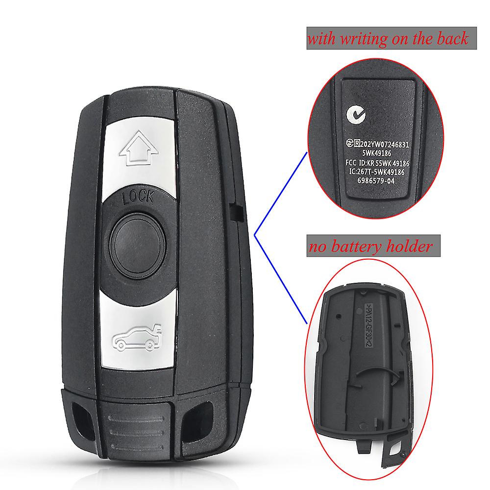 For Bmw 1 3 5 6 Series E90 E91 E92 E60 E70 E71 E72 E82 E87 E88 E89 Fob 3bnt Smart Remote Key Shell Case Car Styling