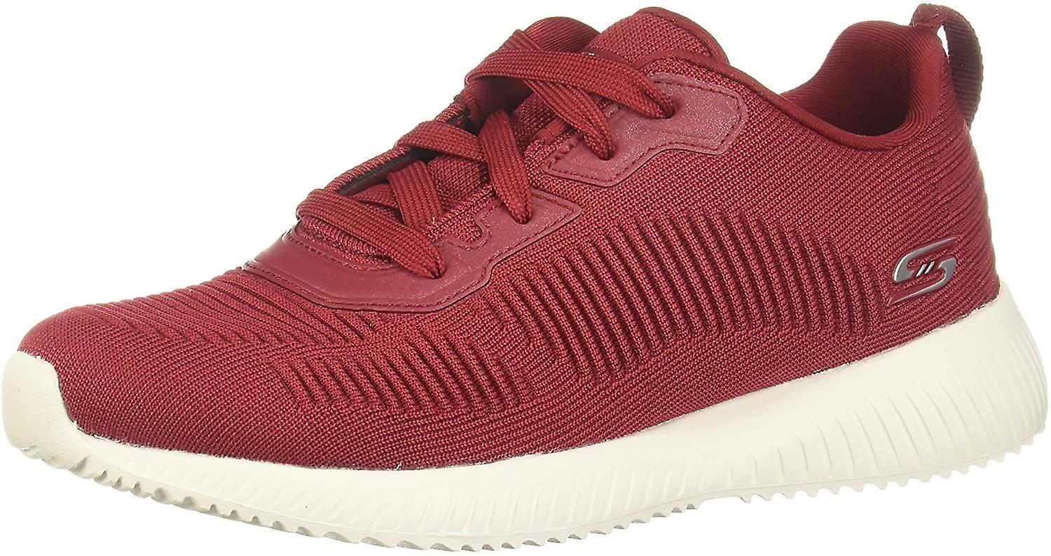 Skechers Bobs Squad Tough Talk Red Womens Trainers