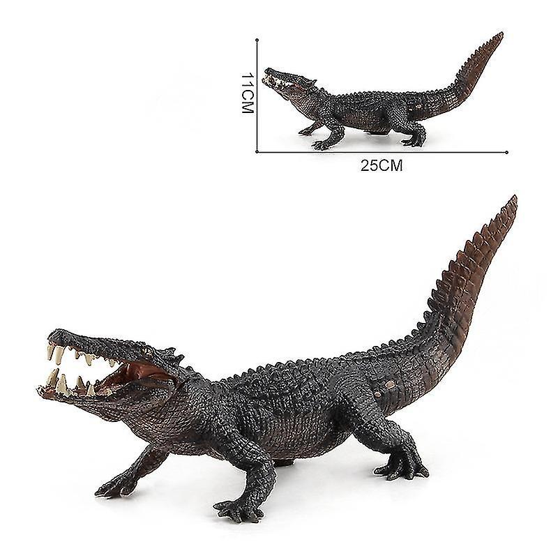 Krokodille Modell Pvc Simulering Dyrefigurer Samleobjekter Dekorasjoner