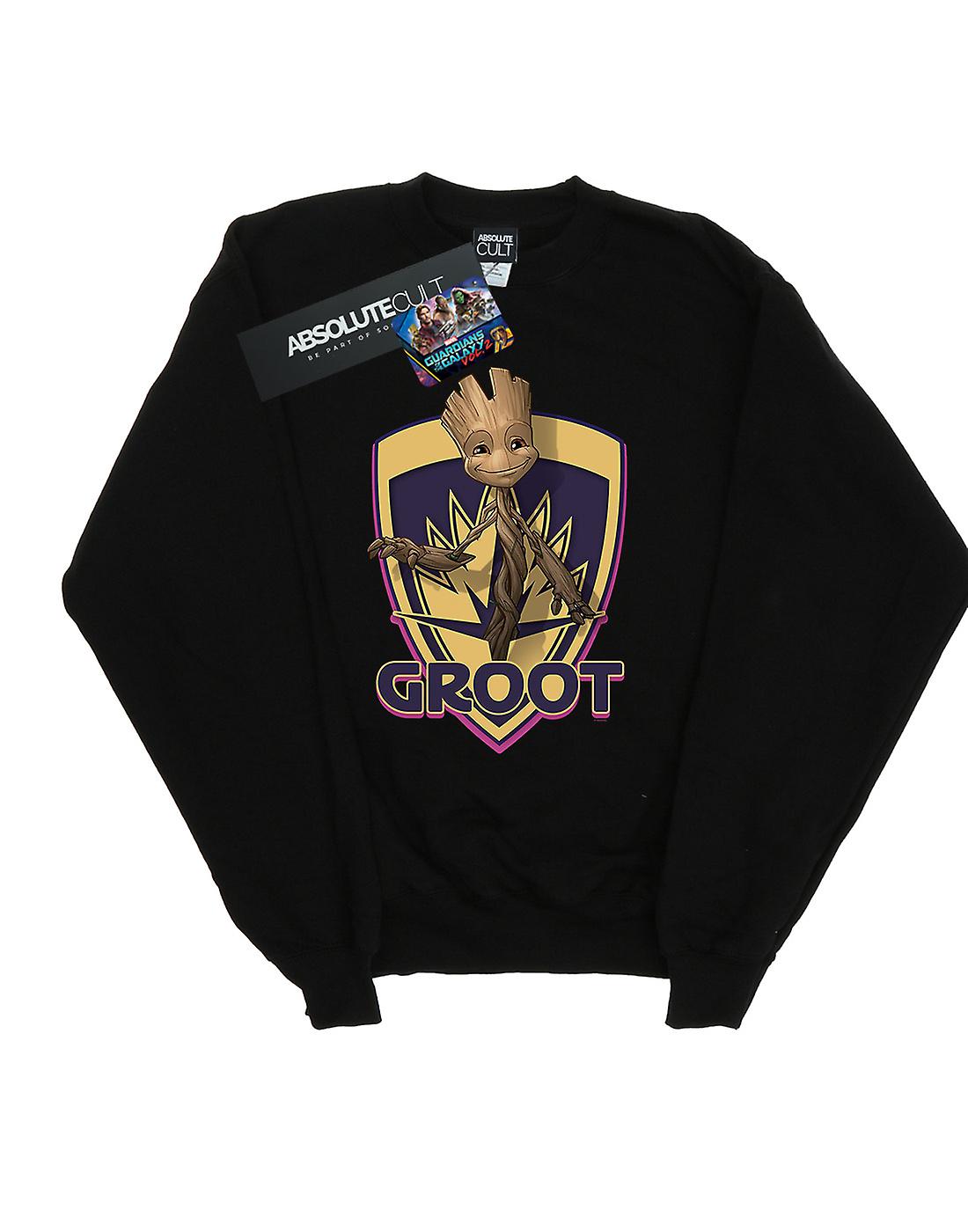 Marvel Top da Donna Groot Guardians Badge Black Junior's