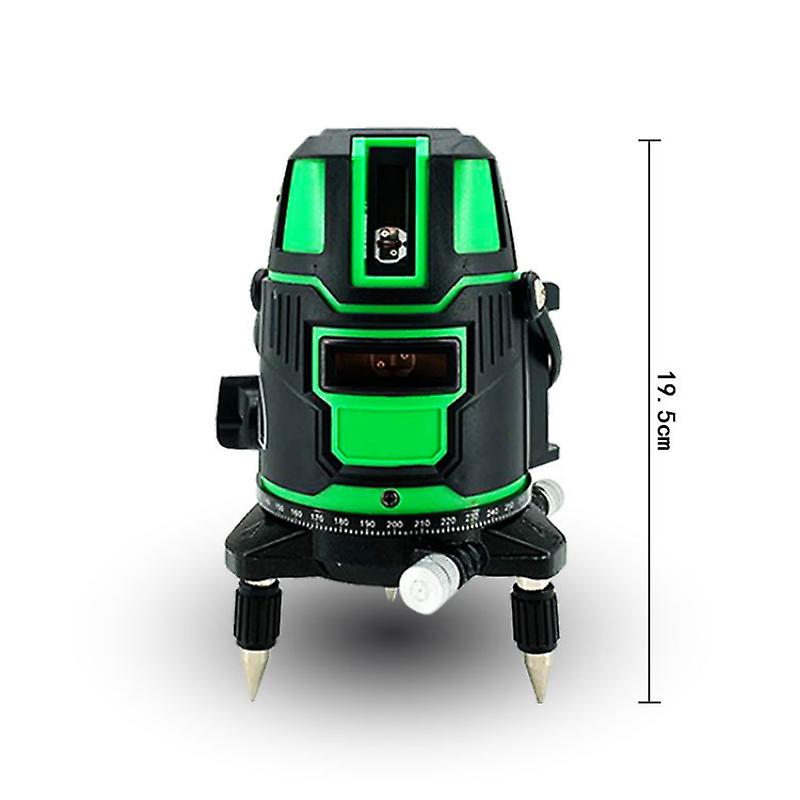Laser Level Green Radius 2/3/5 Cross Lines Self-leveling 360 Rotatable Indoor Outdoor Alternating Direct Horizontal Vertical