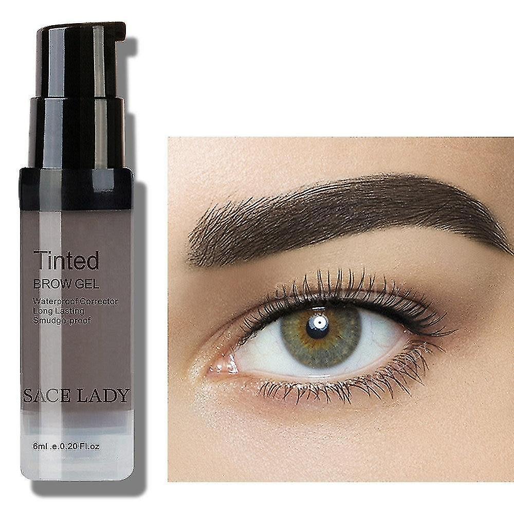 8 Dark Grey Tinted Eyebrow Gel waterproof Makeup Corrector Long Lasting