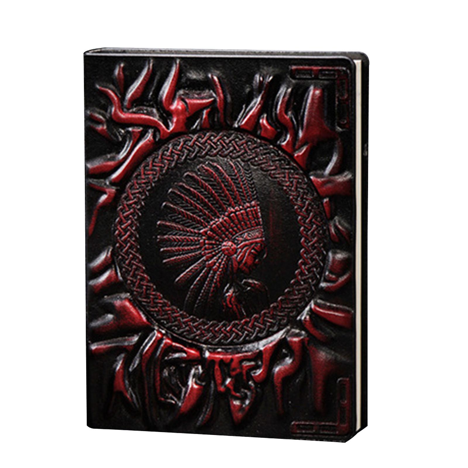 A5/A6 Hardcover Journal Embossed Notebook 400 Pages Ruled with Ribbon Bookmark