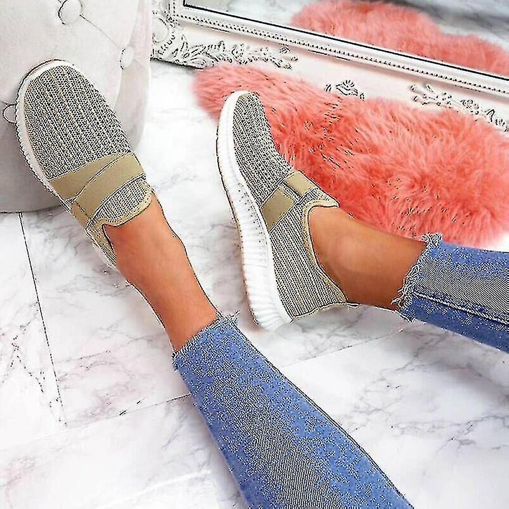 Slip-on pantofi cu ortopedice Sole Womens Moda Sneakers Platforma Sneaker pentru femei pantofi de mers pe jos