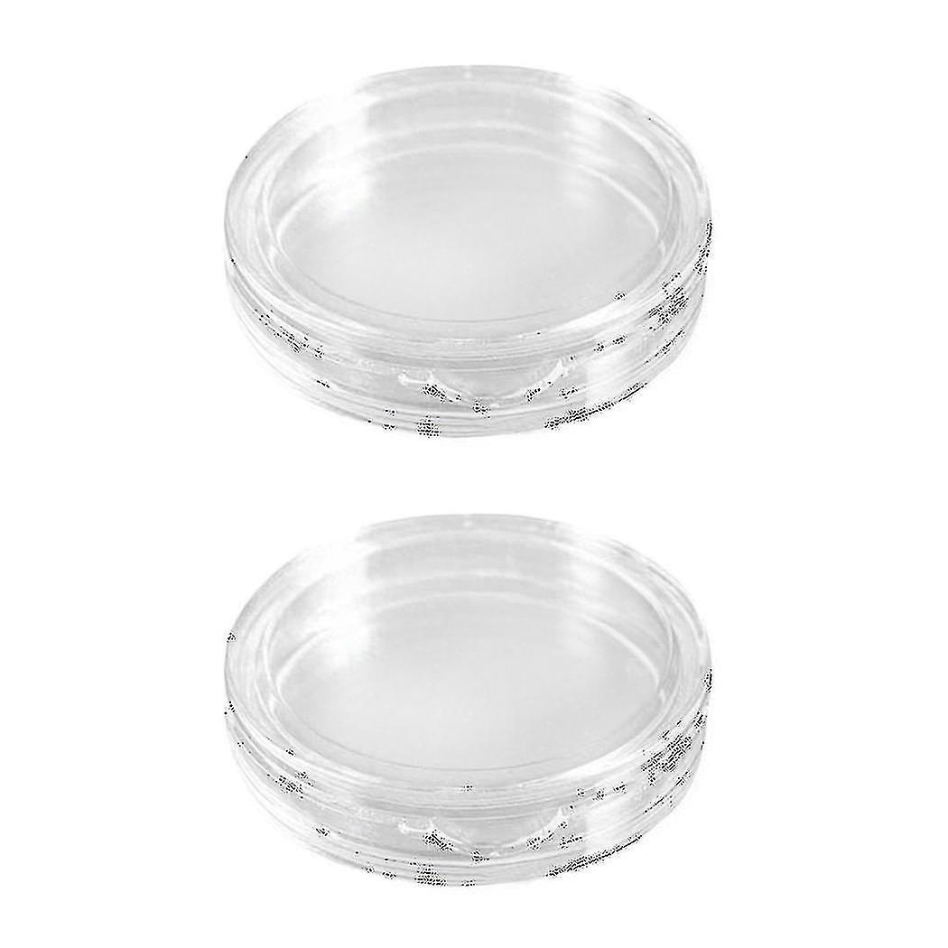 20 Pcs Small Round Transparent Plastic Coin Capsules Box 22mm