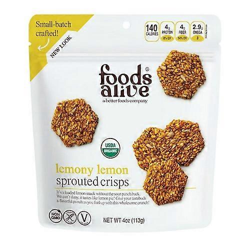 Foods Alive Bio Zitrone Chia Power Snack, 3 Unzen (Packung mit 1)