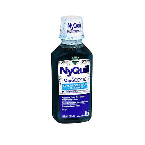 NyQuil Nyquil Severe+ Vapocool Cold & Flu Liquid ,12 Oz