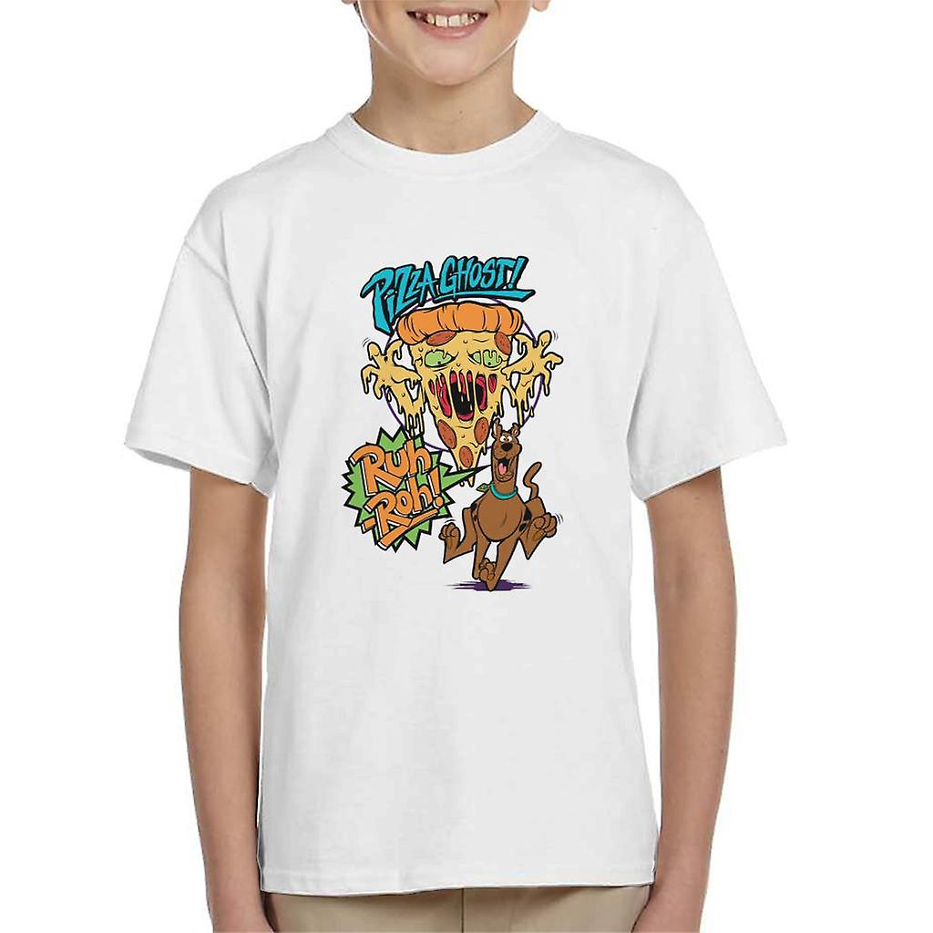 Scooby Doo Halloween Pizza Ghost Kid's T-Shirt