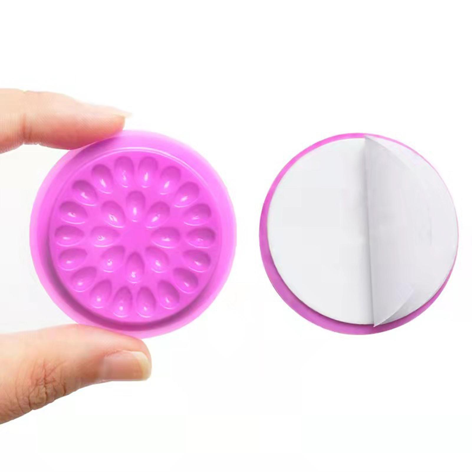 100 Pcs Eyelashes Glue Holder Volume Eyelash Extensions Glue Tray