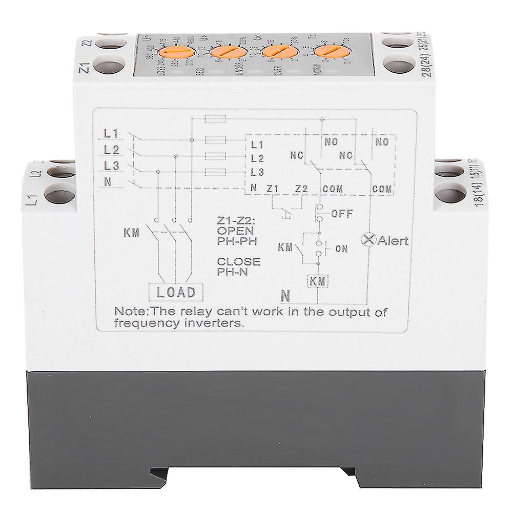 3 Phase Voltage Relay Multifunction Overvoltage And Undervoltage Monitoring Protector With Led Indicator