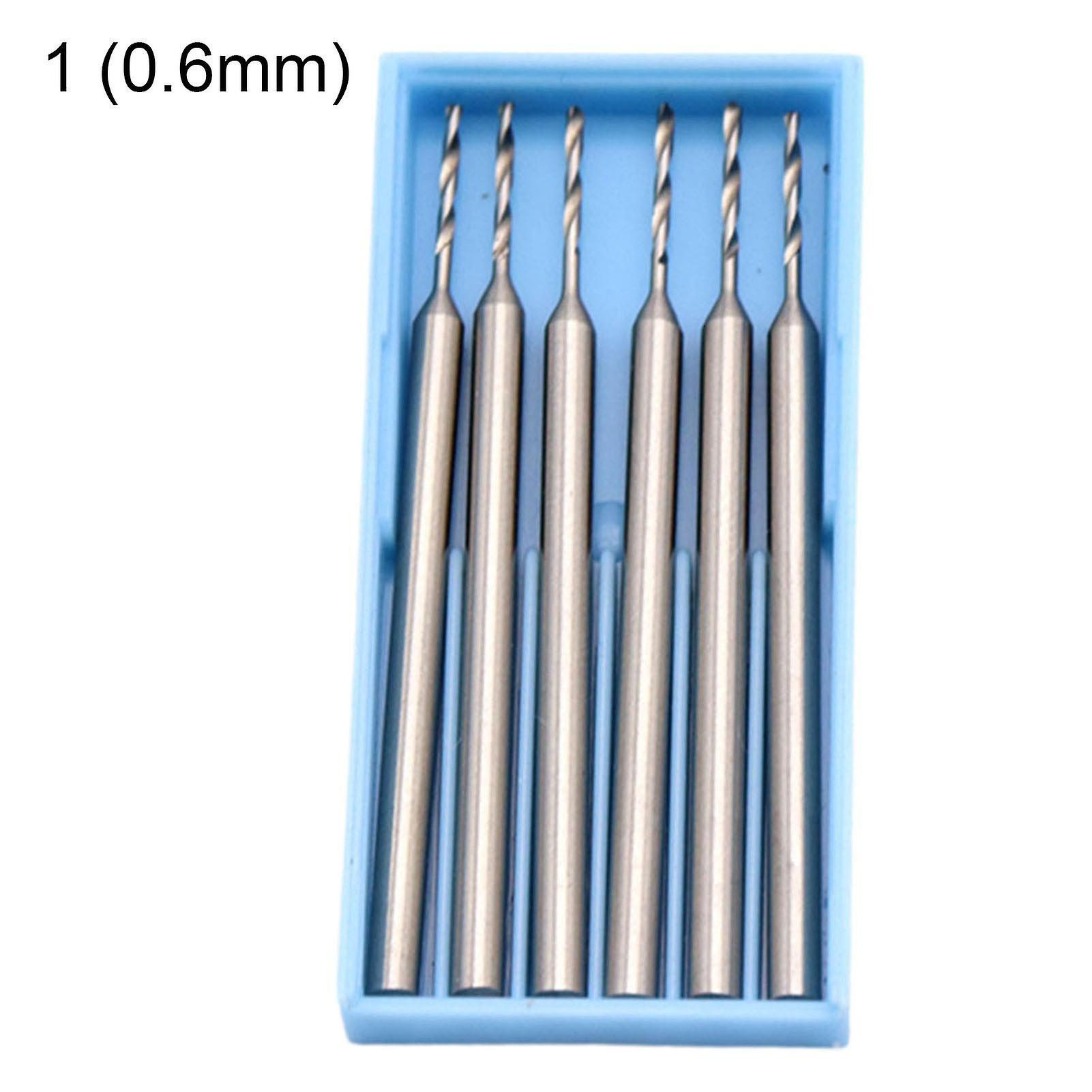 6pcs 2.35 Shank High Precision Twist Drill Bit Different Specifications Widely Used Accessories Hand Drill Pin For Workshop