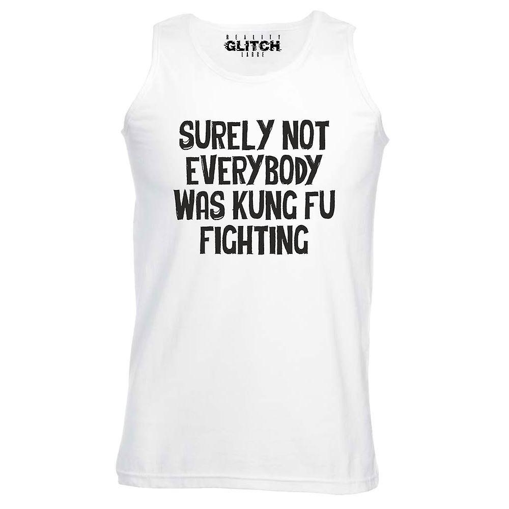Surely Not Everybody Was Kung Fu Fighting Mens Vest