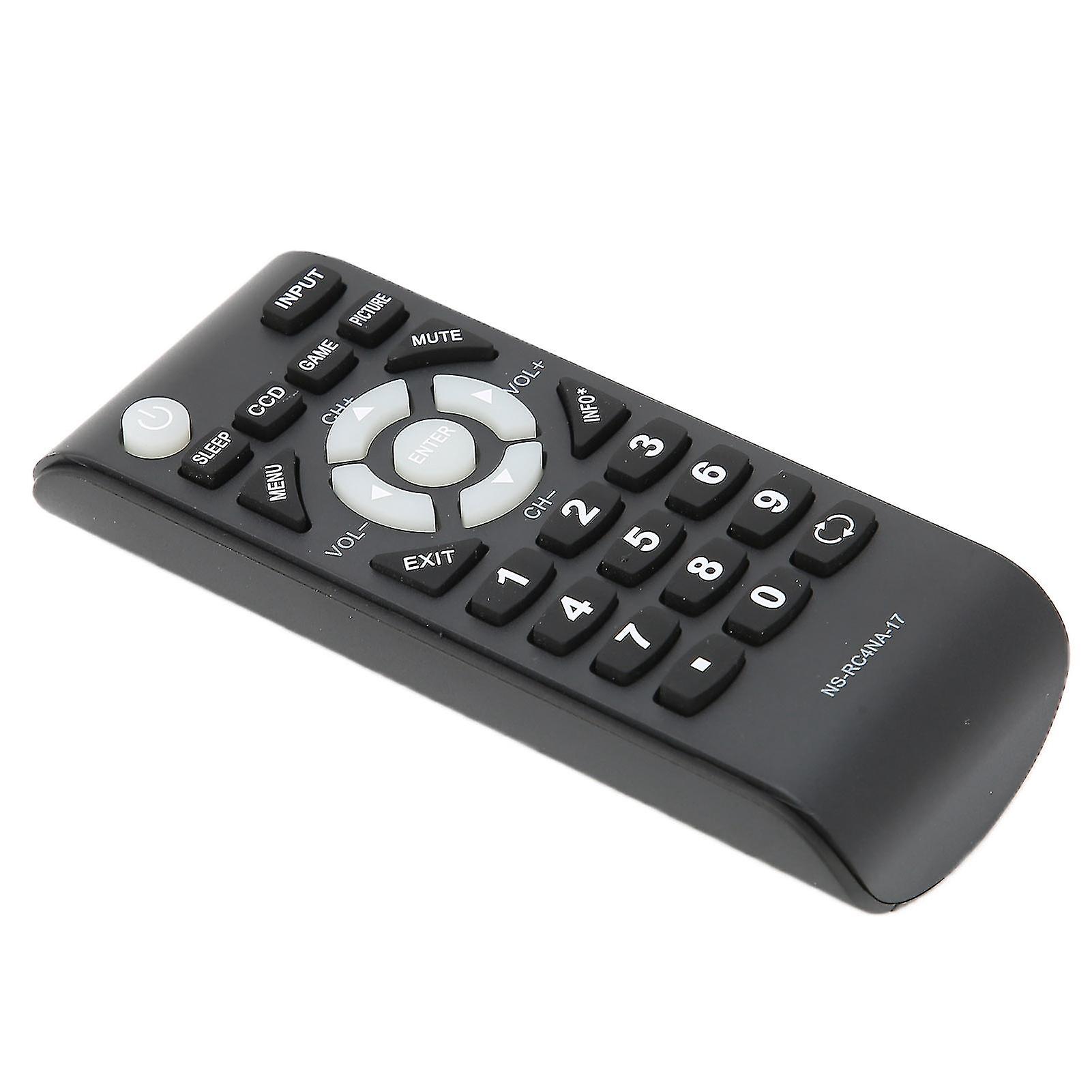 Black NS-RC4NA-17 Remote Control for 24" and 32" LCD TVs