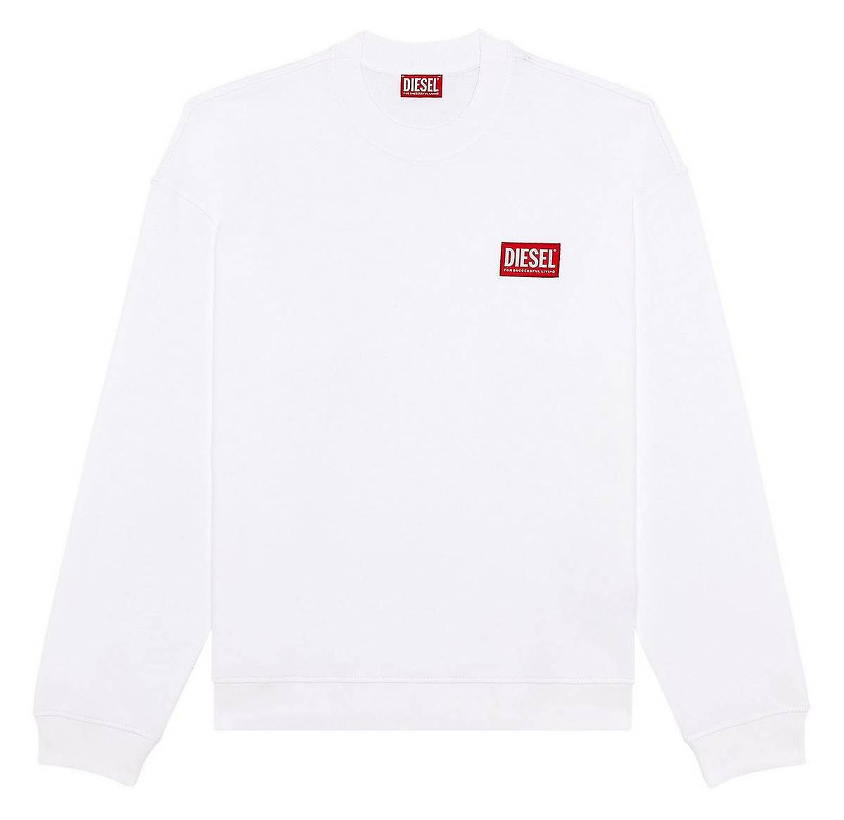 Diesel S-NLabel Sweatshirt - White