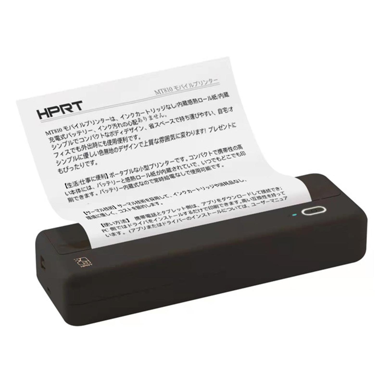 Wireless Bluetooth-Compatible A4 Printer Lightweight Mobile Fast Printing Device for Office Homework