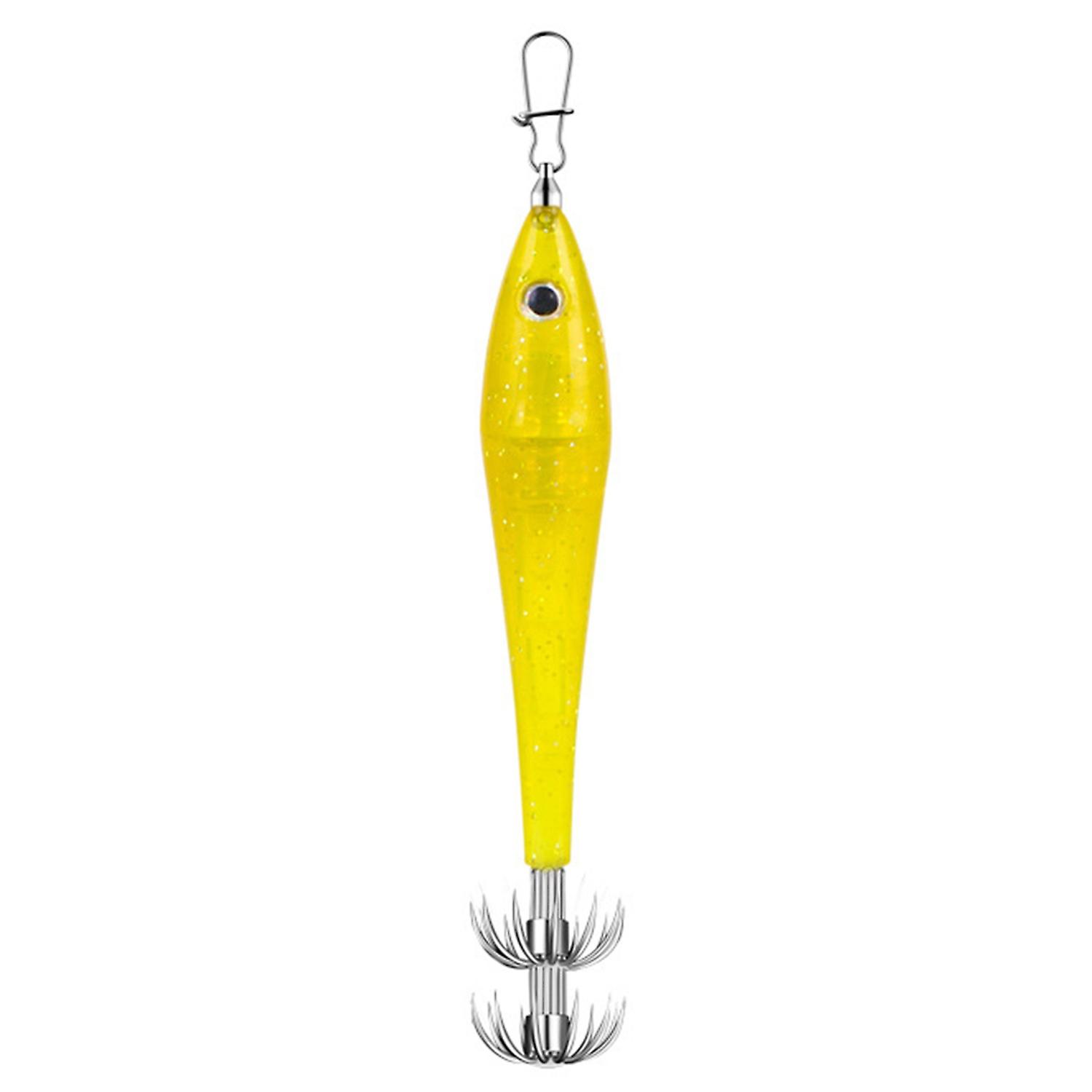 Fishing Lure Light with Squid Hook Deep Drop Underwater Fish Collection Tool Lure Bait LED Luminous