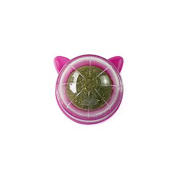 Erba gatta Palla da parete Giocattoli per gatti Giocattoli per animali domestici per gatti Bocca pulita Promuovere la digestione Gattino Caramelle Leccare Snack Palla di menta Accessori per gatti [xh]