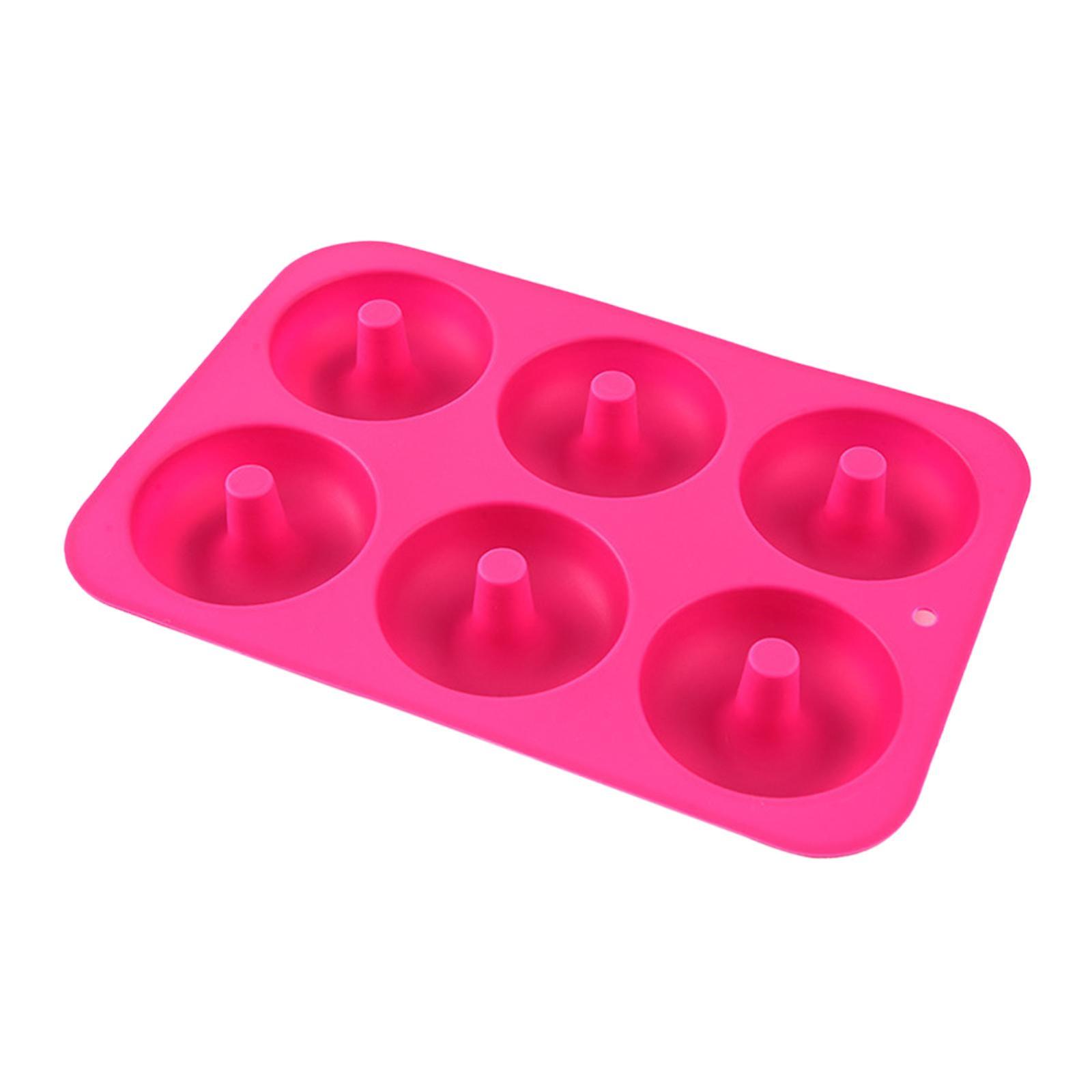 6-hole Donut Mold Cake Baking Pan Non-Stick Layer Donut Maker Green