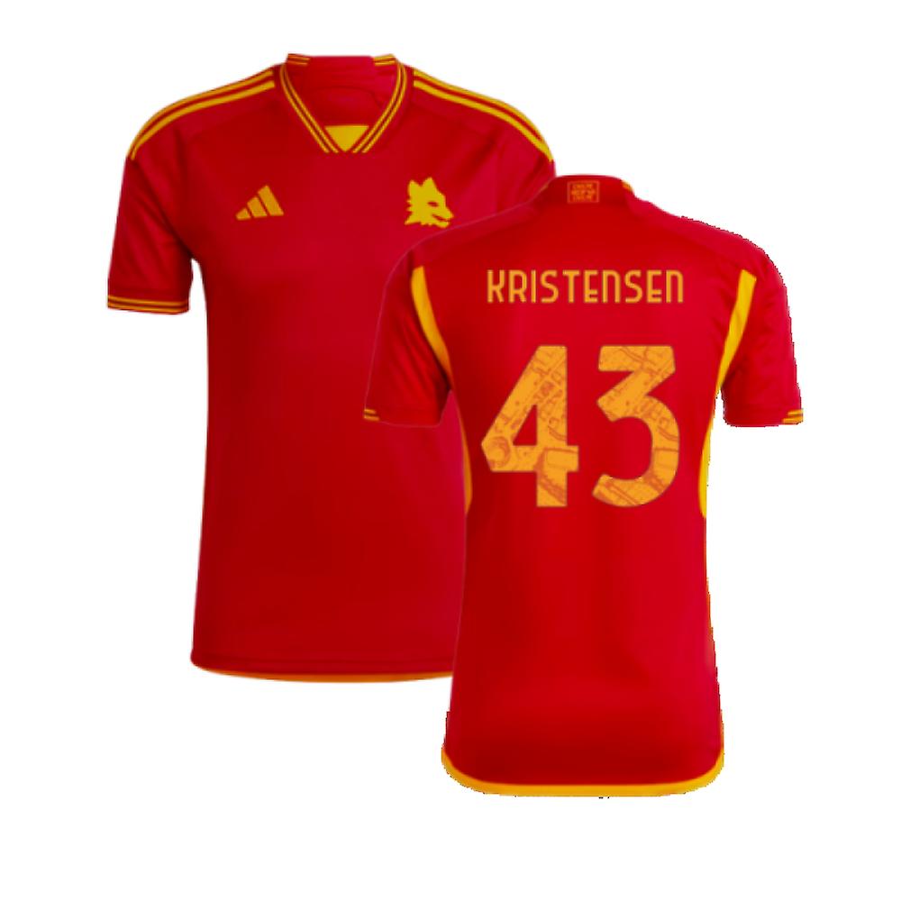 2023-2024 AS Roma Home Shirt (KRISTENSEN 43)