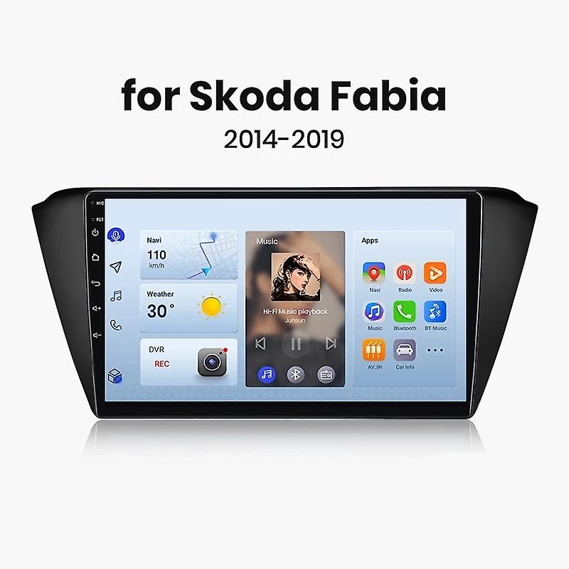 Wireless Carplay Android Auto Car Radio For Skoda Fabia 2014-2019 Multimedia GPS autoradio WIFI DSP