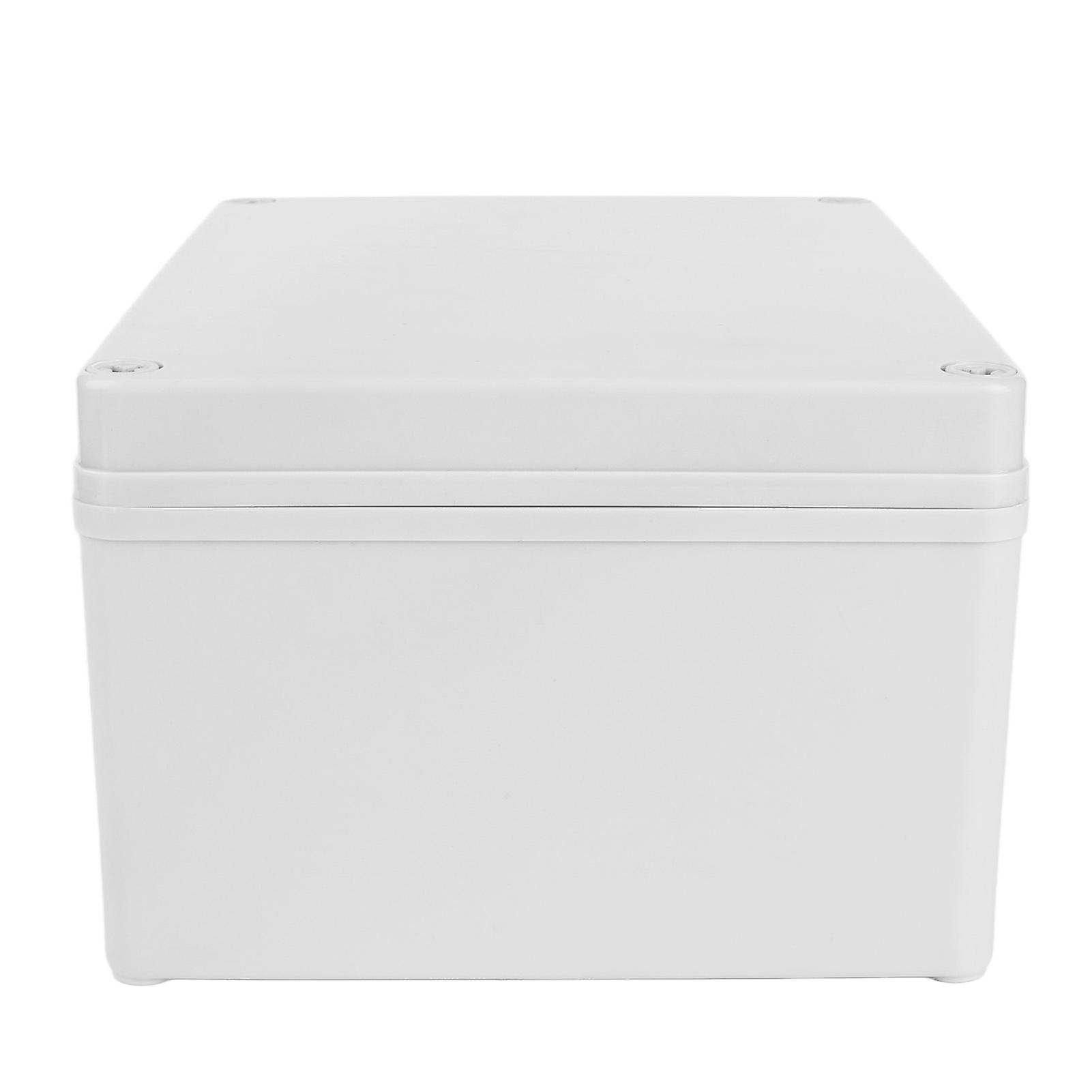 Outdoor Junction Box with Mounting Plate ABS Plastic IP67 Waterproof Electrical Project Box Gray 